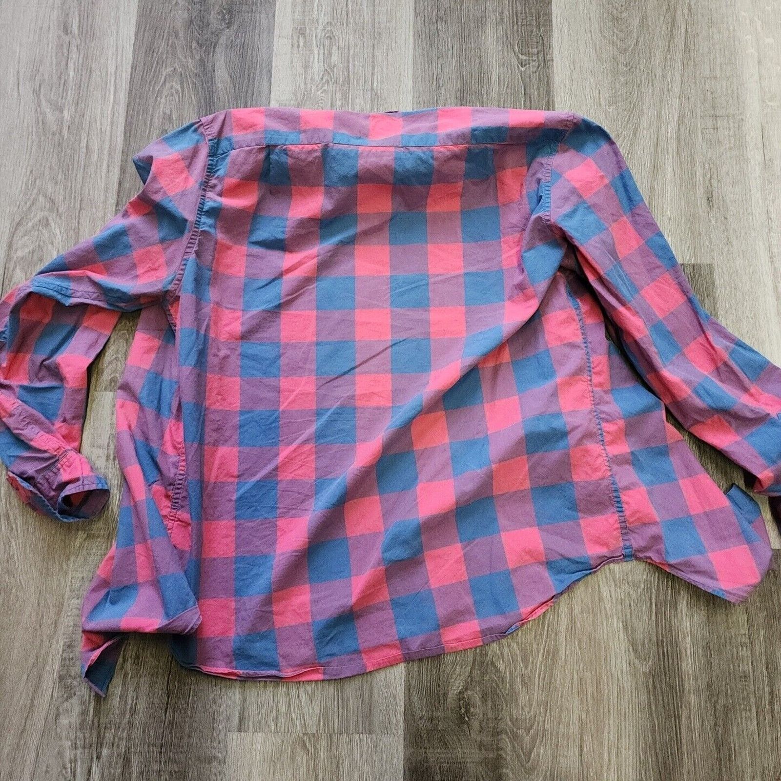 J.Crew J CREW Shirt Men's SM Red Plaid Tailored Fit Button Down LS Size US S / EU 44-46 / 1 - 3 Thumbnail