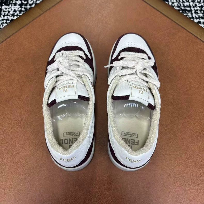 Fendi fendi match white red sneakers-2508 Size US 10 / EU 43 - 3 Thumbnail