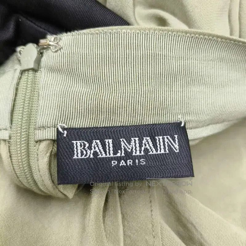Other Balmain Light Green Pleated Women's Skirt . Size 28" / US 6 / IT 42 - 3 Thumbnail