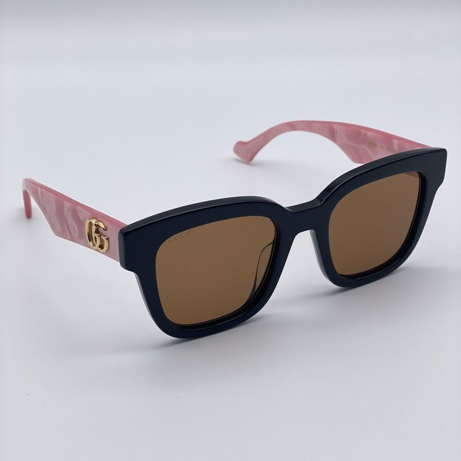 Gucci NEW GUCCI GG0998S 005 Black/Pink/Brown Women Sunglasses Size ONE SIZE - 2 Thumbnail
