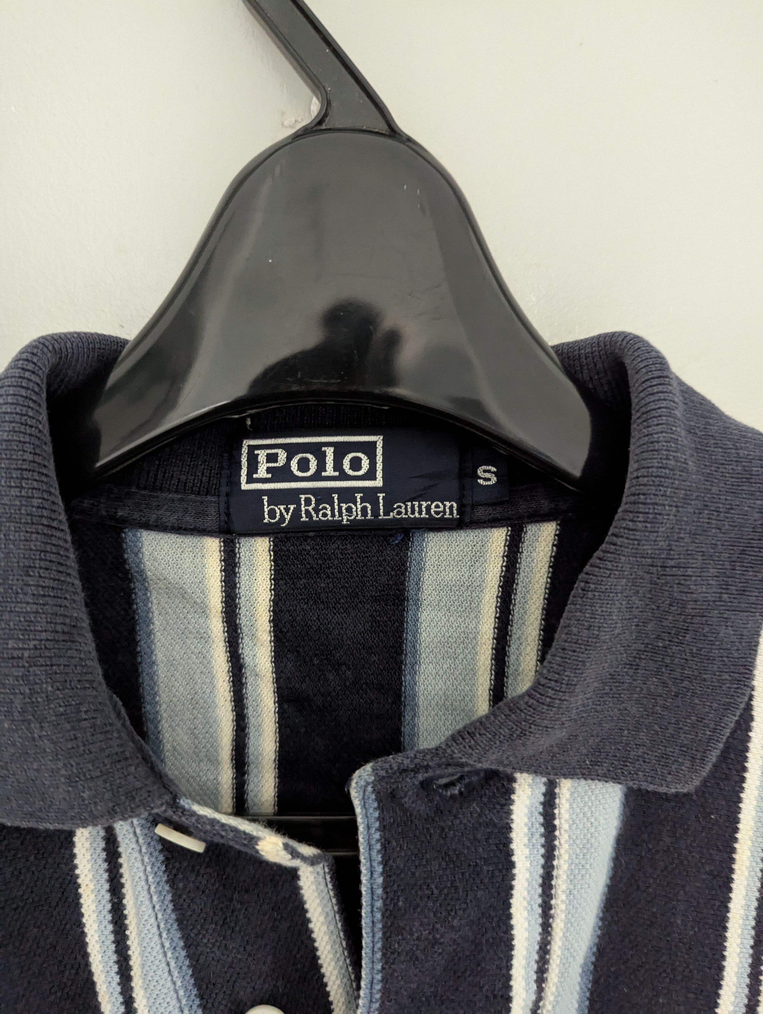 Polo Ralph Lauren × Ralph Lauren Vintage long sleeve polo shirt golf stripe shirt Size US S / EU 44-46 / 1 - 9 Thumbnail