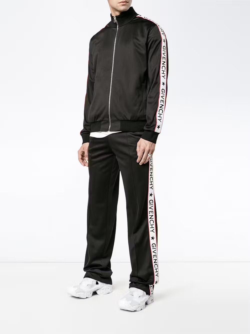 Givenchy Givenchy - Clare Waight Keller - Logo Tape Track Jacket Size US S / EU 44-46 / 1 - 3 Thumbnail