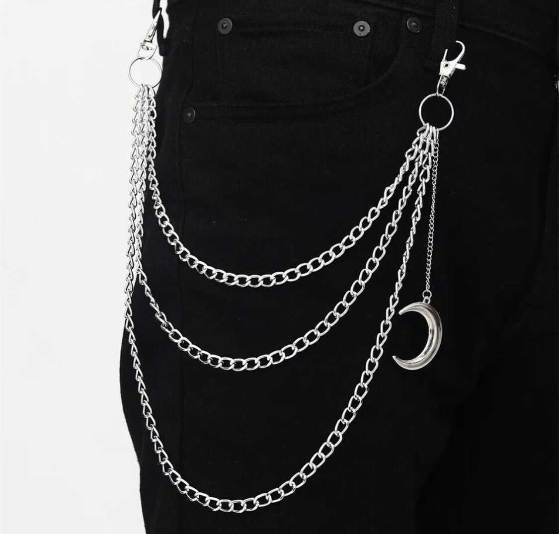 Jewelry Triple Layer Moon Pant Chain Size ONE SIZE - 1 Thumbnail