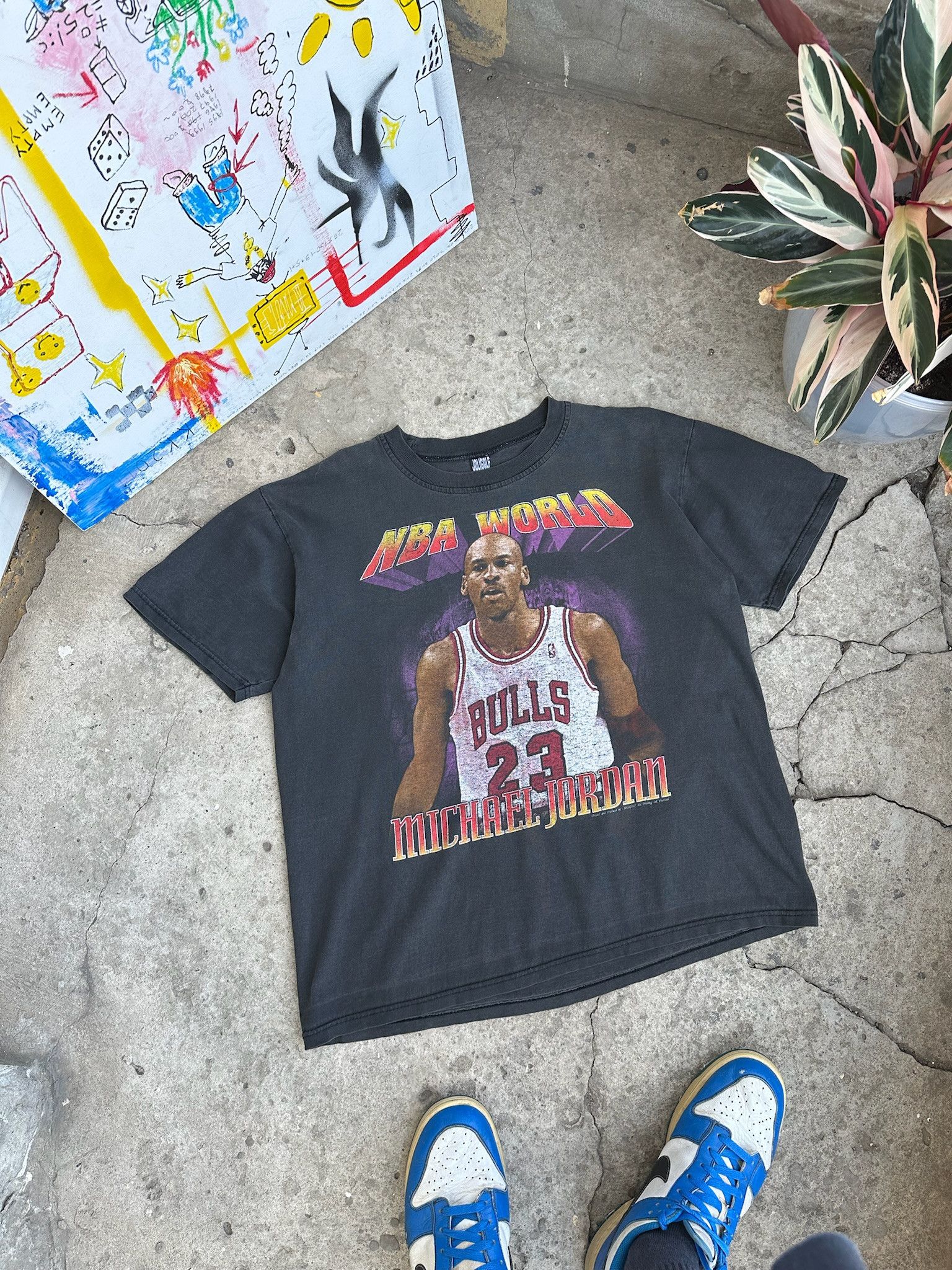 Rap Tees Michael Jordan T-Shirt faded Size US M / EU 48-50 / 2 - 6 Thumbnail