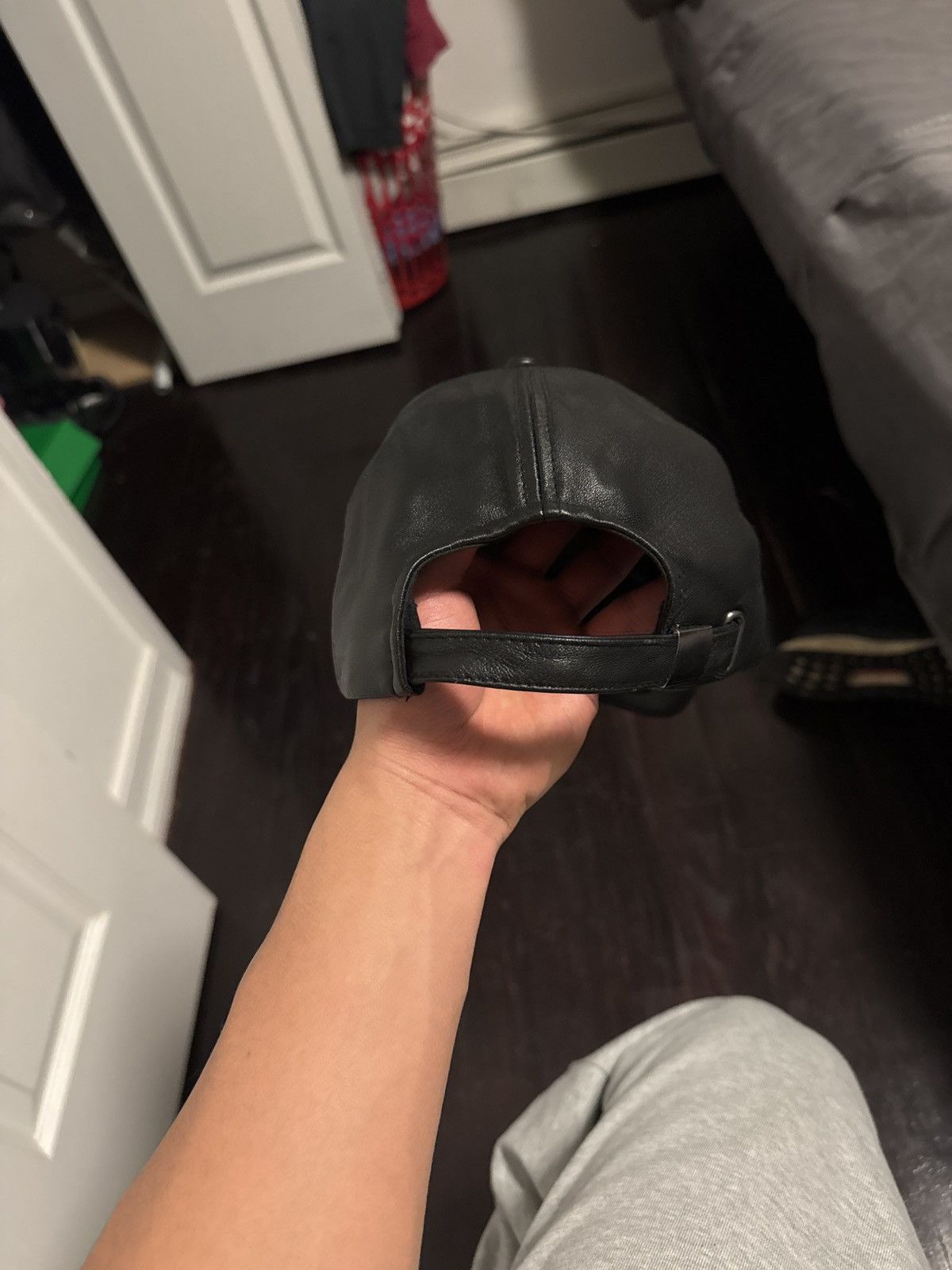 Vintage Leather Hat/Cap Size ONE SIZE - 3 Thumbnail