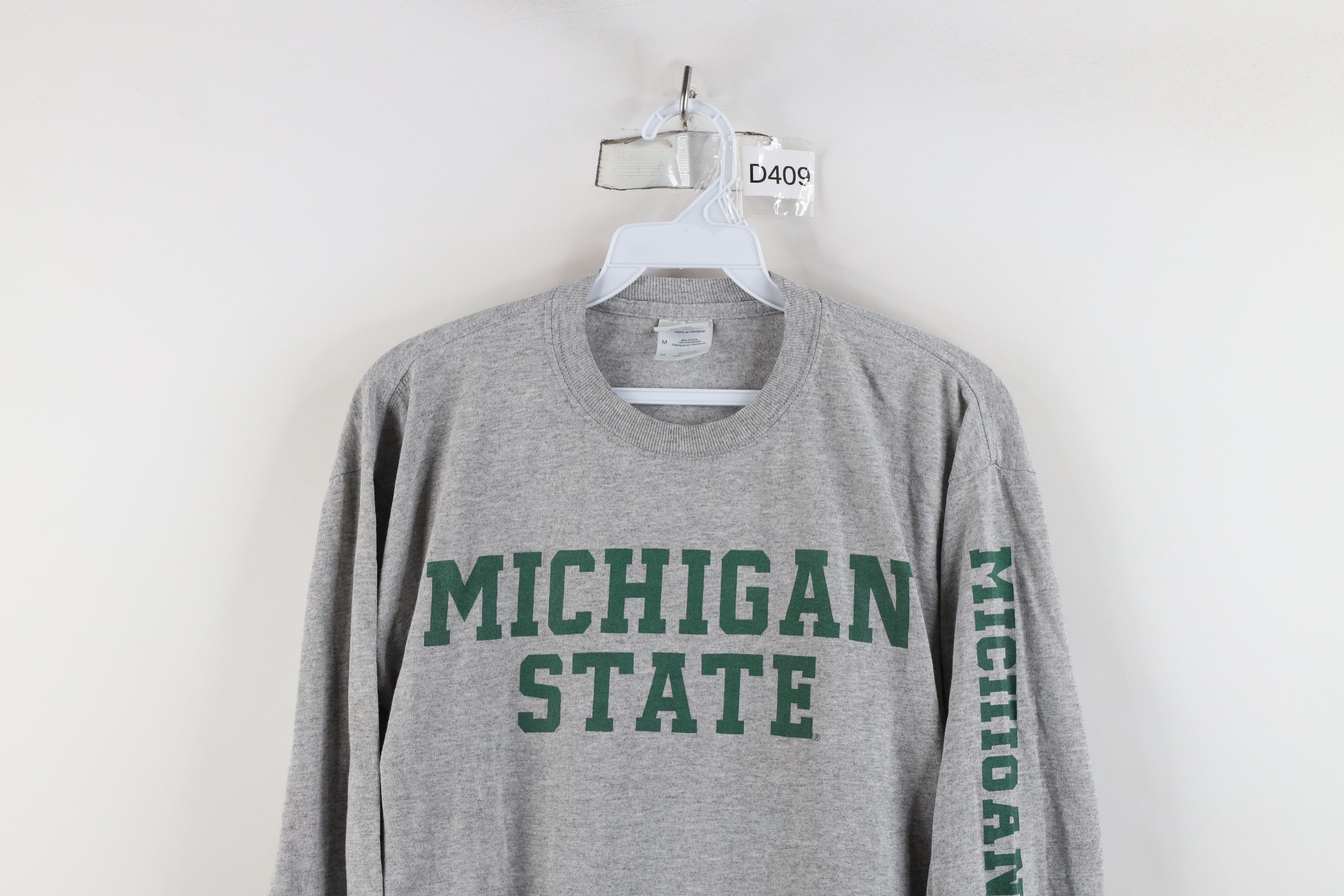 Vintage Vintage Michigan State University Long Sleeve T-Shirt Gray Size US M / EU 48-50 / 2 - 2 Thumbnail