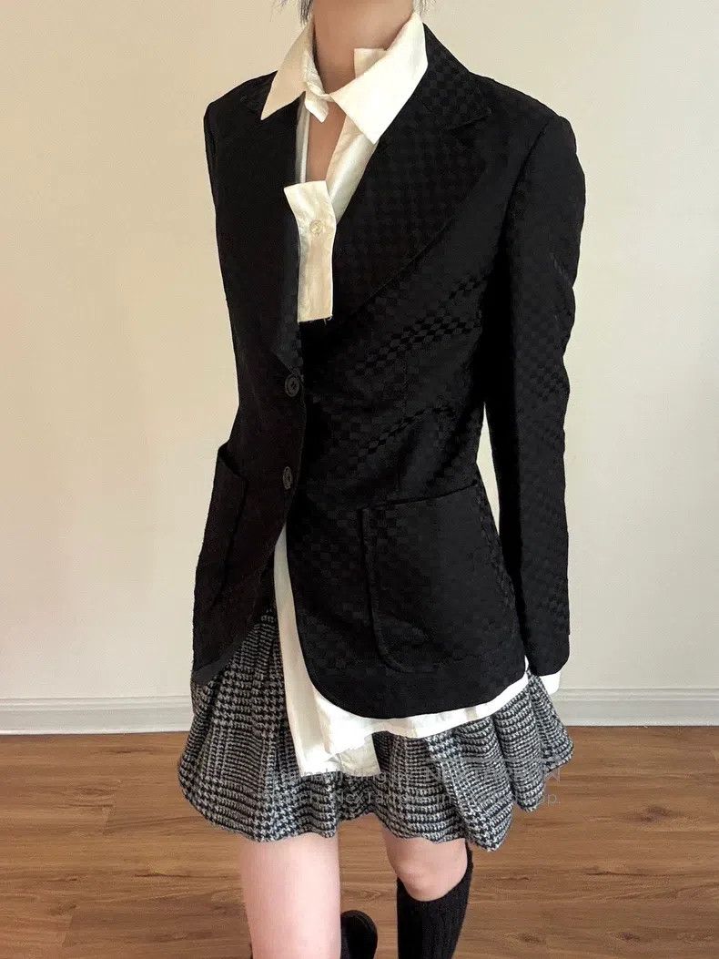 Comme des Garcons Comme Des Garcons Jacquard checkered jacket Size S / US 4 / IT 40 - 6 Thumbnail