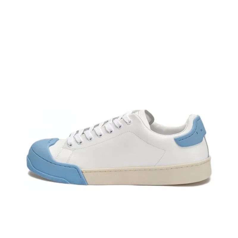 Marni o1f1d3z0525 Dada Bumper Low Top Sneakers in White/Blue Size US 8 / EU 41 - 2 Thumbnail