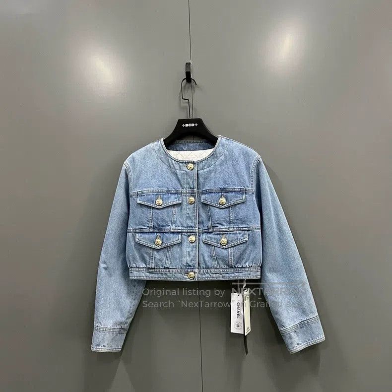 Chanel Chanel Short denim jacket Size XS / US 0-2 / IT 36-38 - 1 Thumbnail