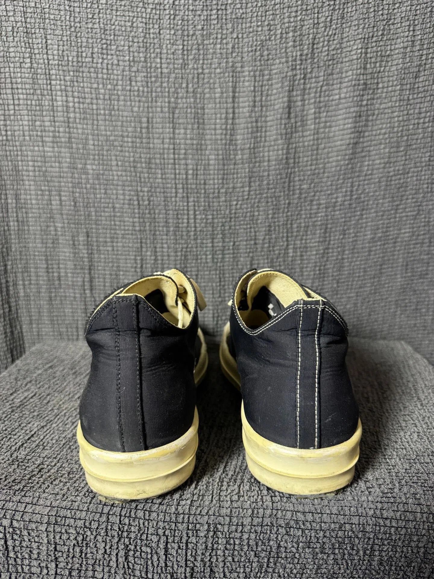 Rick Owens Rick Owens Low-Top Black and White Sneakers. Size US 10 / EU 43 - 6 Thumbnail