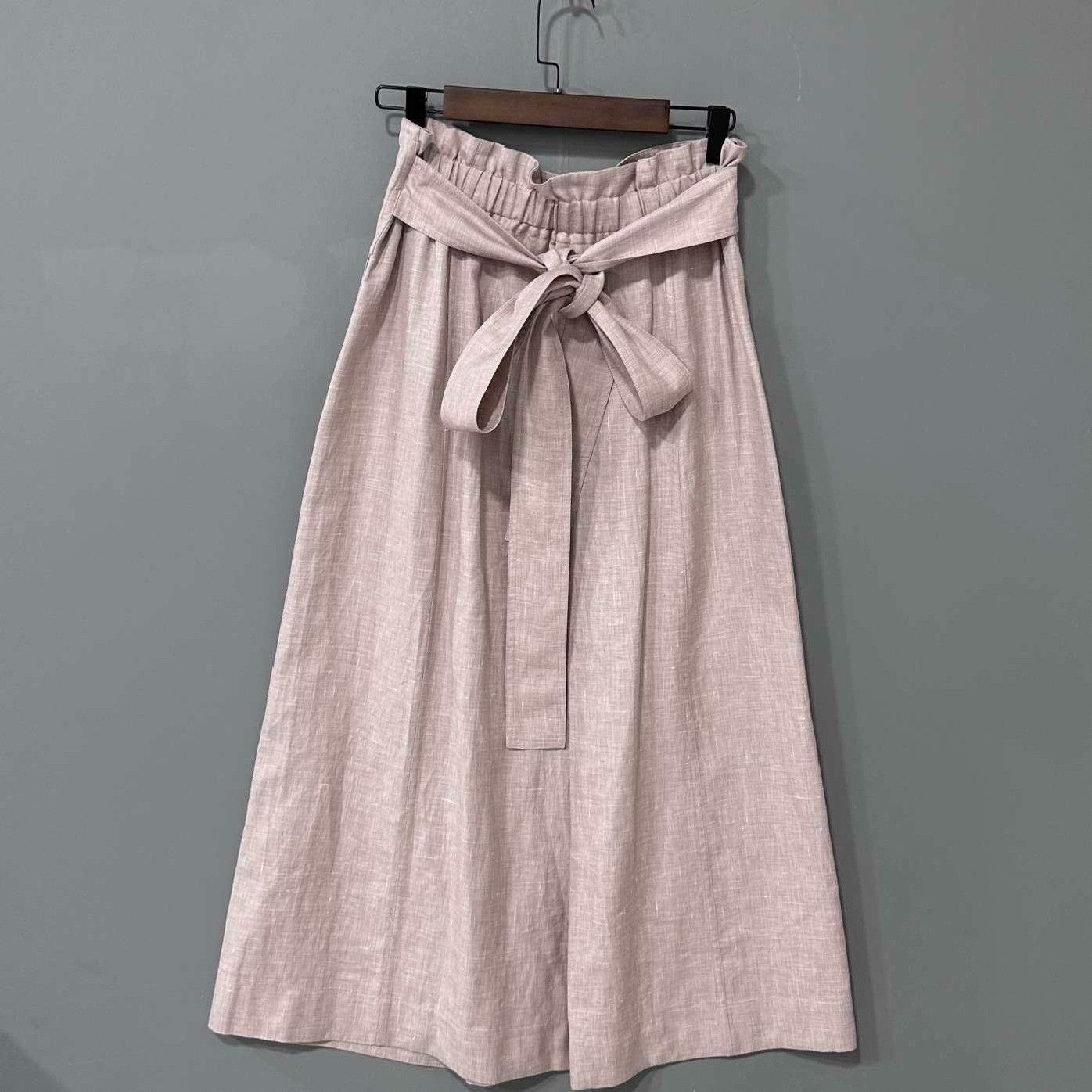 Loro Piana Loro Piana Linen Skirt 38 Women Size 38" / US 16 / IT 52 - 1 Thumbnail