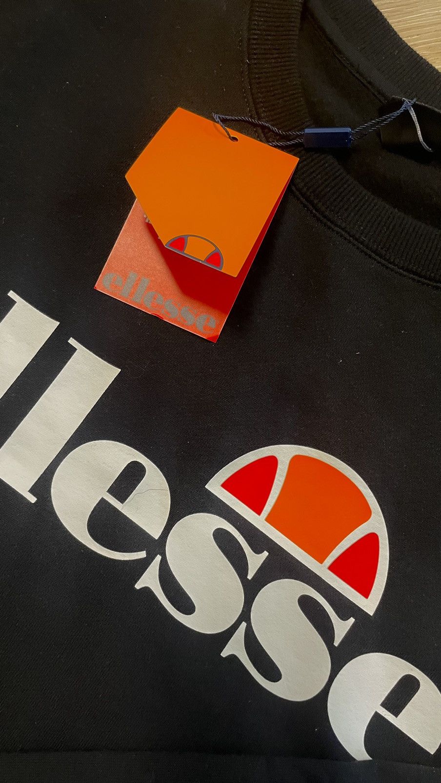 Ellesse *RARE* Ellesse Icon 90s Sweatshirt - Black Size US M / EU 48-50 / 2 - 2 Thumbnail