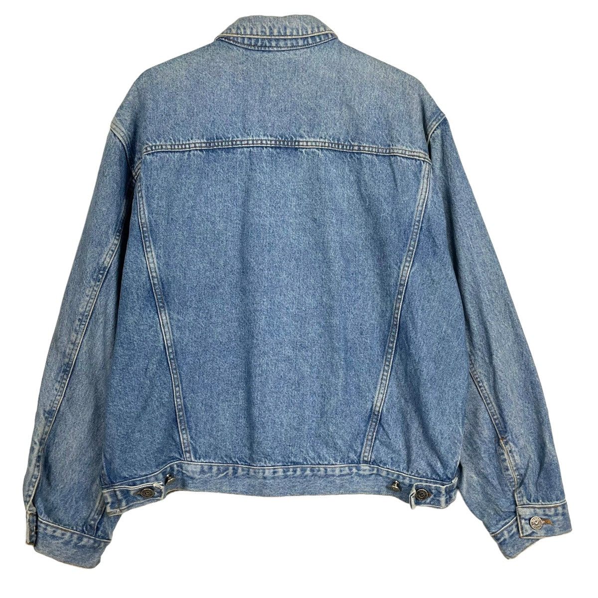 Other 💥80s THE WALL ITALY BOMBER DENIM JACKET Size US M / EU 48-50 / 2 - 8 Thumbnail
