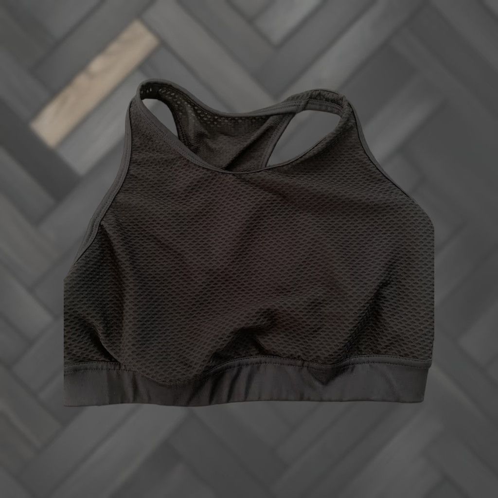 Vintage JoyLab Black Racerback Sports Bra Small Women S Racerback Athletic Gym Workout Fashion Size ONE SIZE - 1 Thumbnail