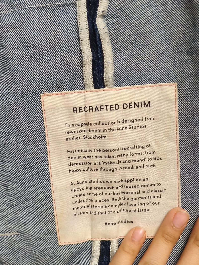Acne Studios acne studios Color matching denim jacket 2503-Nextarrow Size US S / EU 44-46 / 1 - 8 Thumbnail