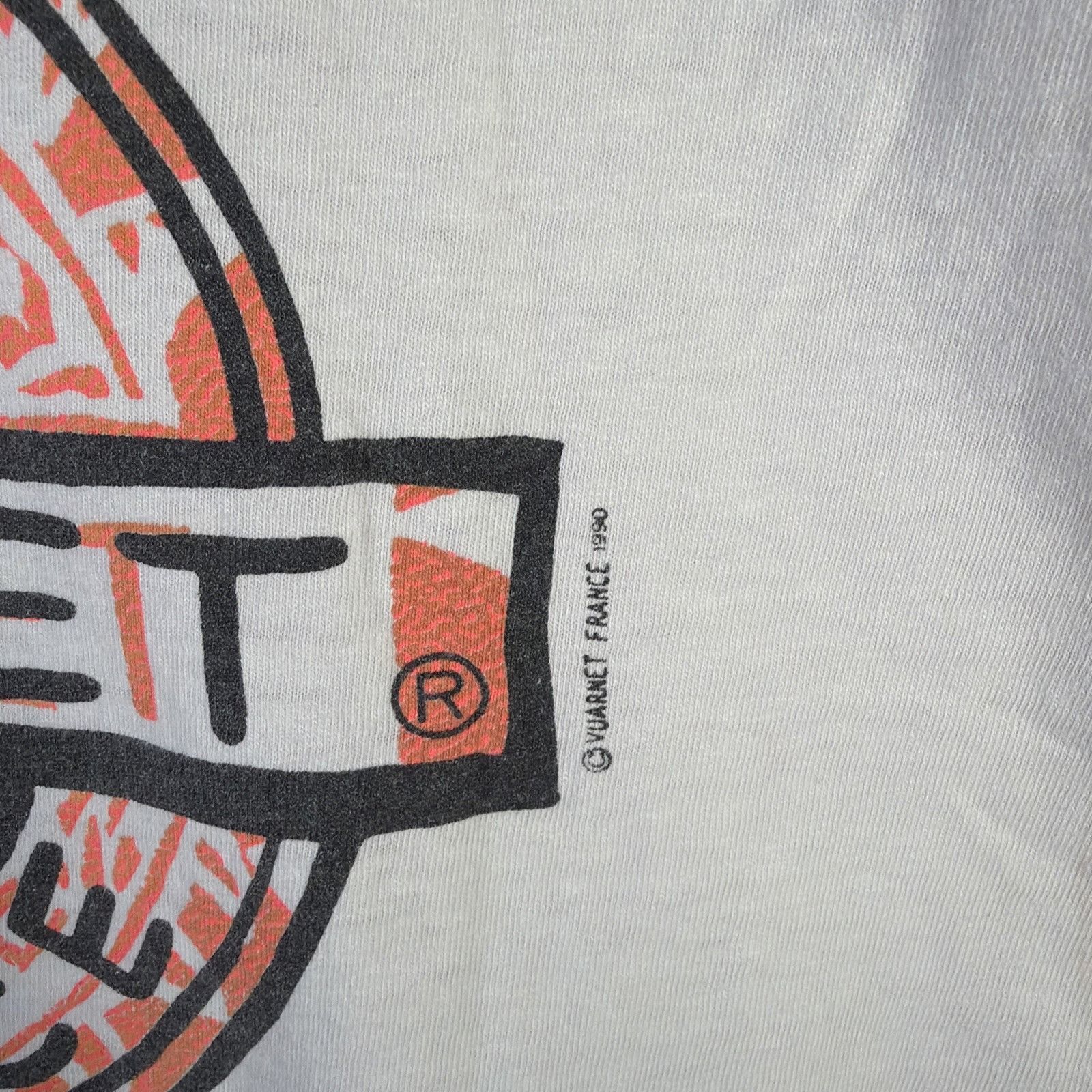 Vuarnet Vintage Vuarnet Shirt Mens Large White 90s France Art Design Size US L / EU 52-54 / 3 - 5 Thumbnail