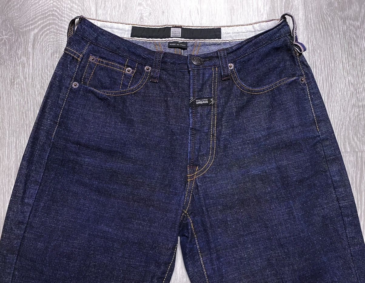 Marithe + Francois Girbaud Marithé + Francois Girbaud M+FG Navy Selvedge Denim Jeans Size 27" / US 4 / IT 40 - 10 Thumbnail