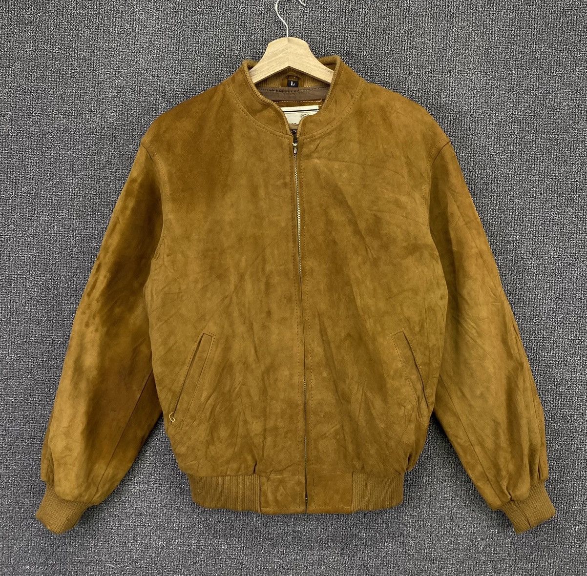 Japanese Brand Vintage Hi-Class Leather Wear Sheep Skin Leather Jacket Size US L / EU 52-54 / 3 - 1 Thumbnail