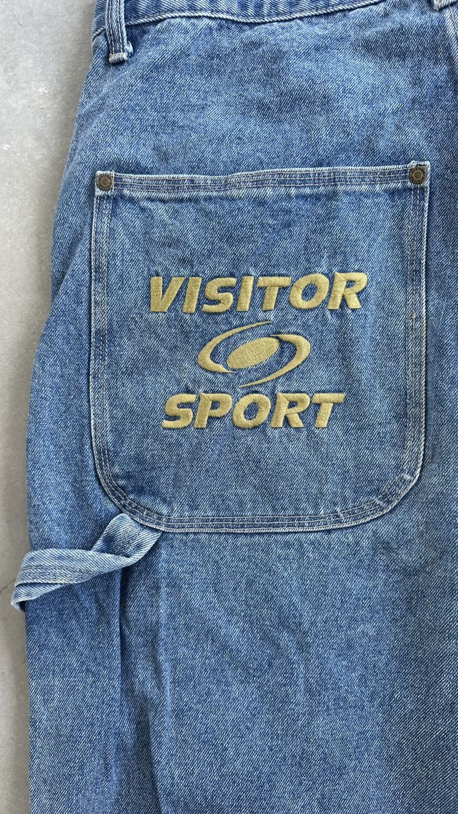 Vintage VINTAGE VISITOR SPORT BAGGY CARPENTER PANT(JNCO) Size US 34 / EU 50 - 8 Thumbnail