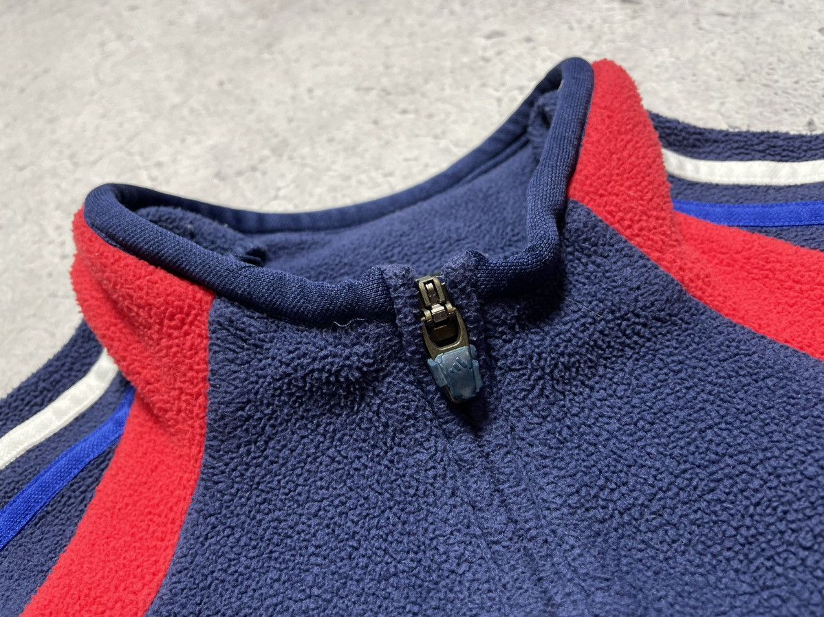 Adidas Vintage Fleece Sweatshirt 1/4 Adidas France National Team Size US M / EU 48-50 / 2 - 10 Thumbnail