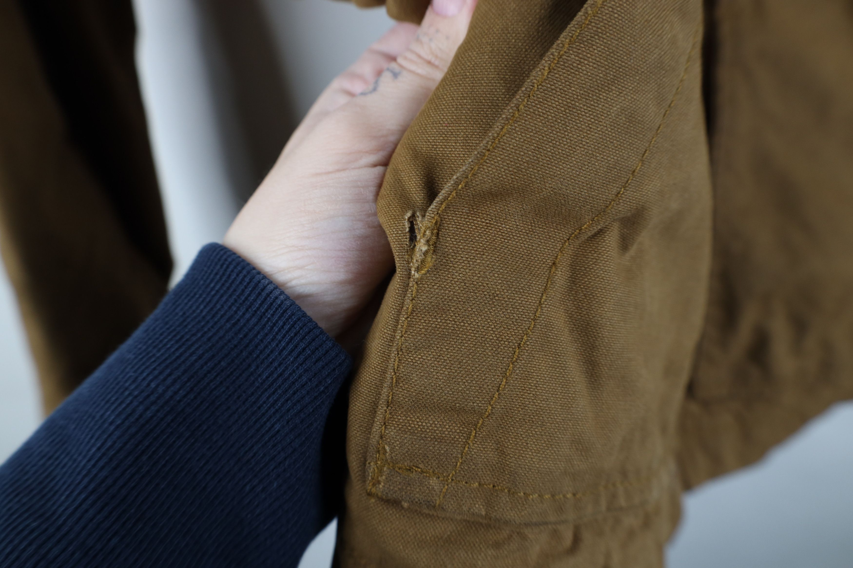 American Eagle Outfitters Vintage Y2K American Eagle Outfitters Waxed Cotton Jacket Size US S / EU 44-46 / 1 - 5 Thumbnail