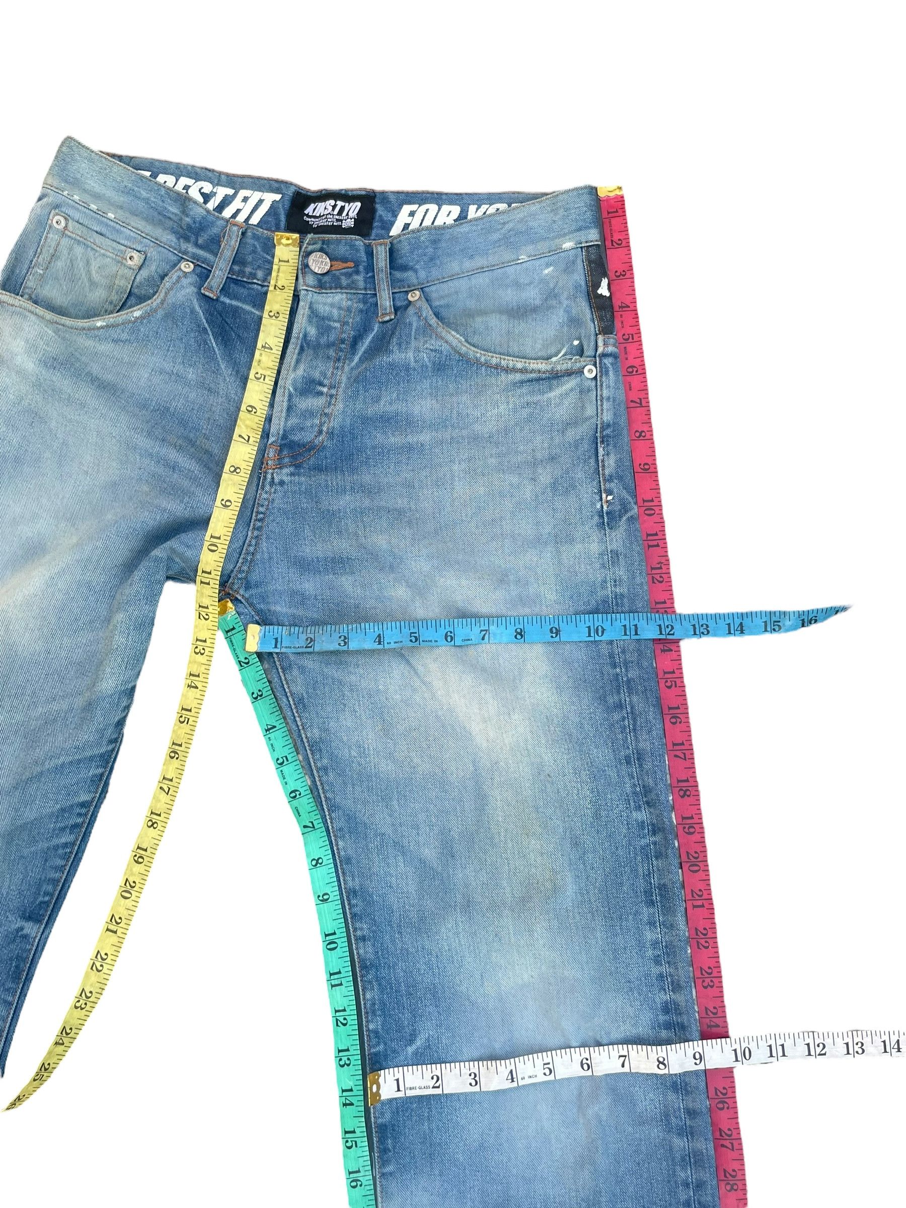 KIKS TYO Kiks Tyo Faded Distresed Denim Size US 34 / EU 50 - 8 Thumbnail