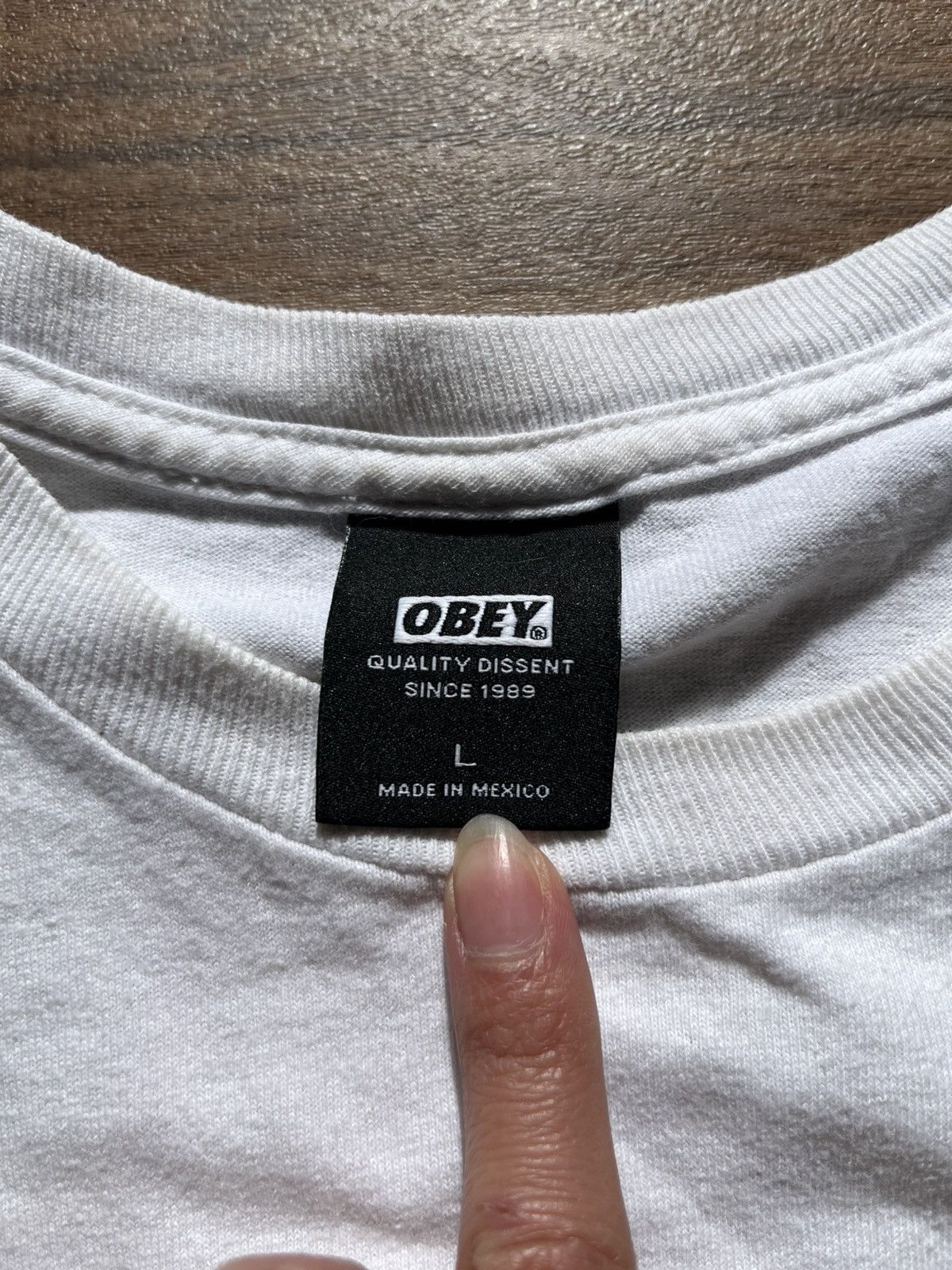 Obey White Obey All The Free Speech Money Cab Buy T-shirt Size US L / EU 52-54 / 3 - 4 Thumbnail