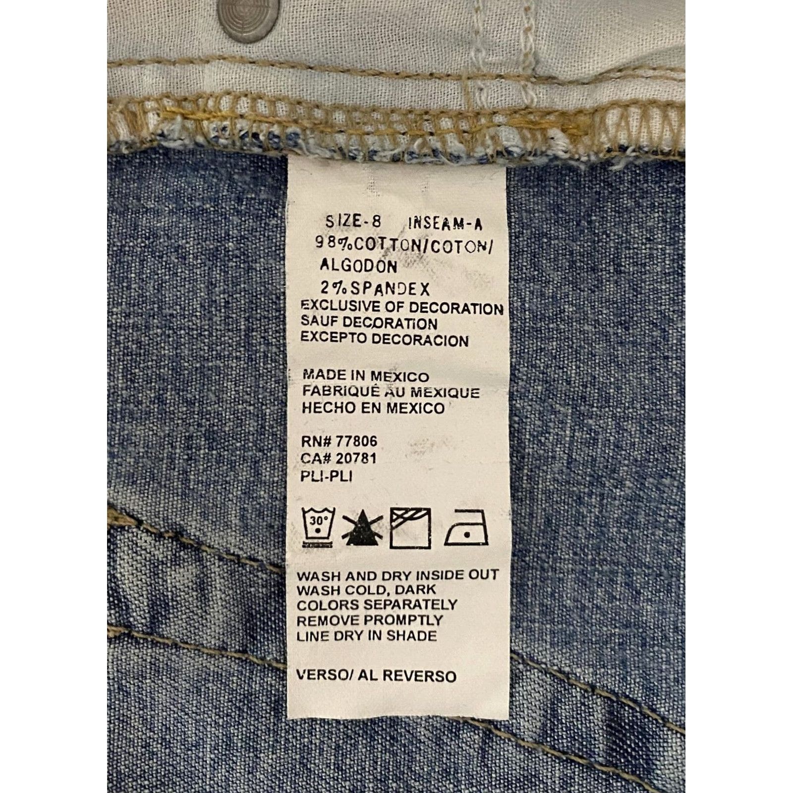 Tommy Hilfiger Tommy Hilfiger Jeans Womens 8 Blue Low Rise Flare Stretch Denim Retro Y2K Style Jeans Feminine Womens 8 Flared Denim Retro Size 30" / US 8 / IT 44 - 6 Thumbnail