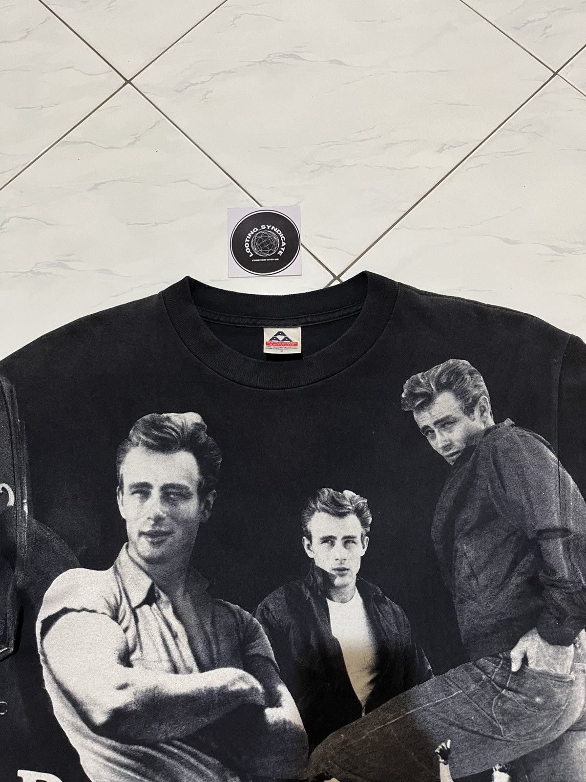 Vintage 🔥 Vintage James Dean All Of Print Tee Size US M / EU 48-50 / 2 - 3 Thumbnail