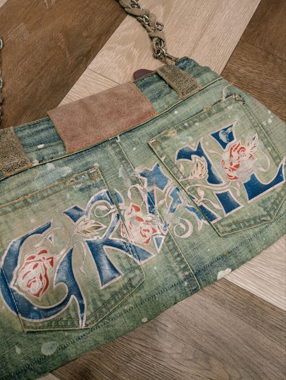 Japanese Brand VINTAGE GRAIL SKULLS BAG Size ONE SIZE - 6 Thumbnail