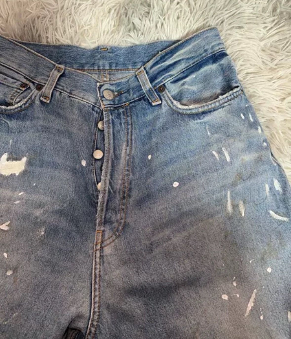 Acne Studios Acne studios Blue ink mud dyed jeans 2412-Nextarrow Size US 34 / EU 50 - 3 Thumbnail