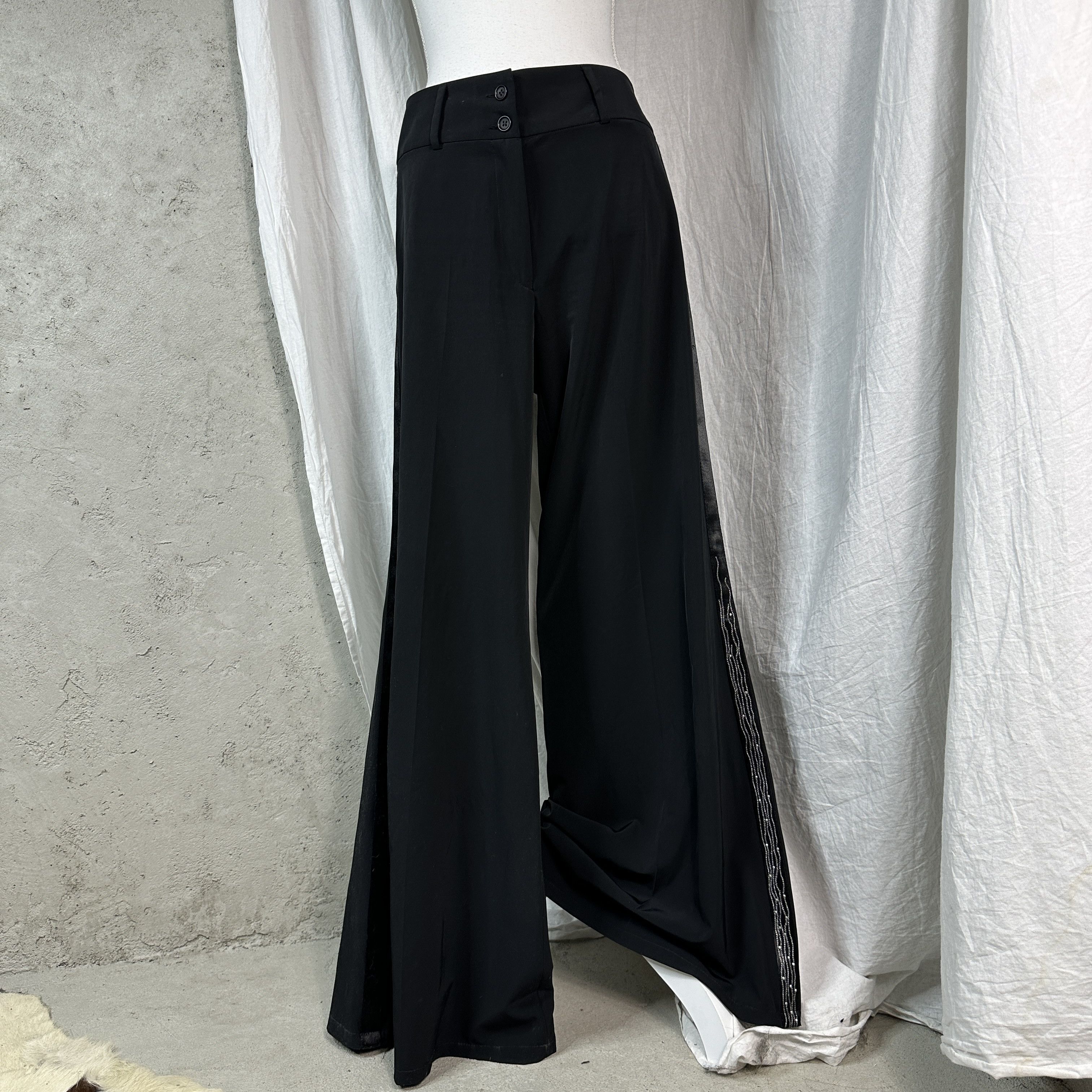 Marithe + Francois Girbaud Marithe Francois Girbaud Ultra Wide Leg Vintage pants Size 34" / US 12 / IT 48 - 6 Thumbnail
