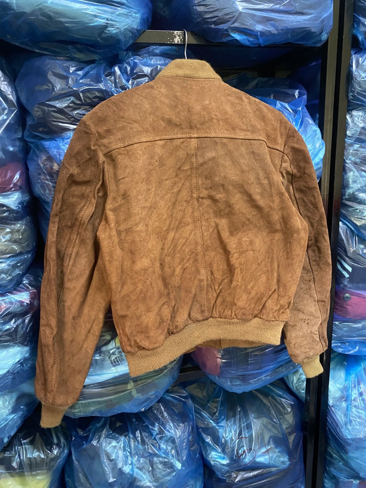 Schott Vintage Jalana Brown Suede Bomber Jacket USA by Schott Bros Size US S / EU 44-46 / 1 - 14 Thumbnail