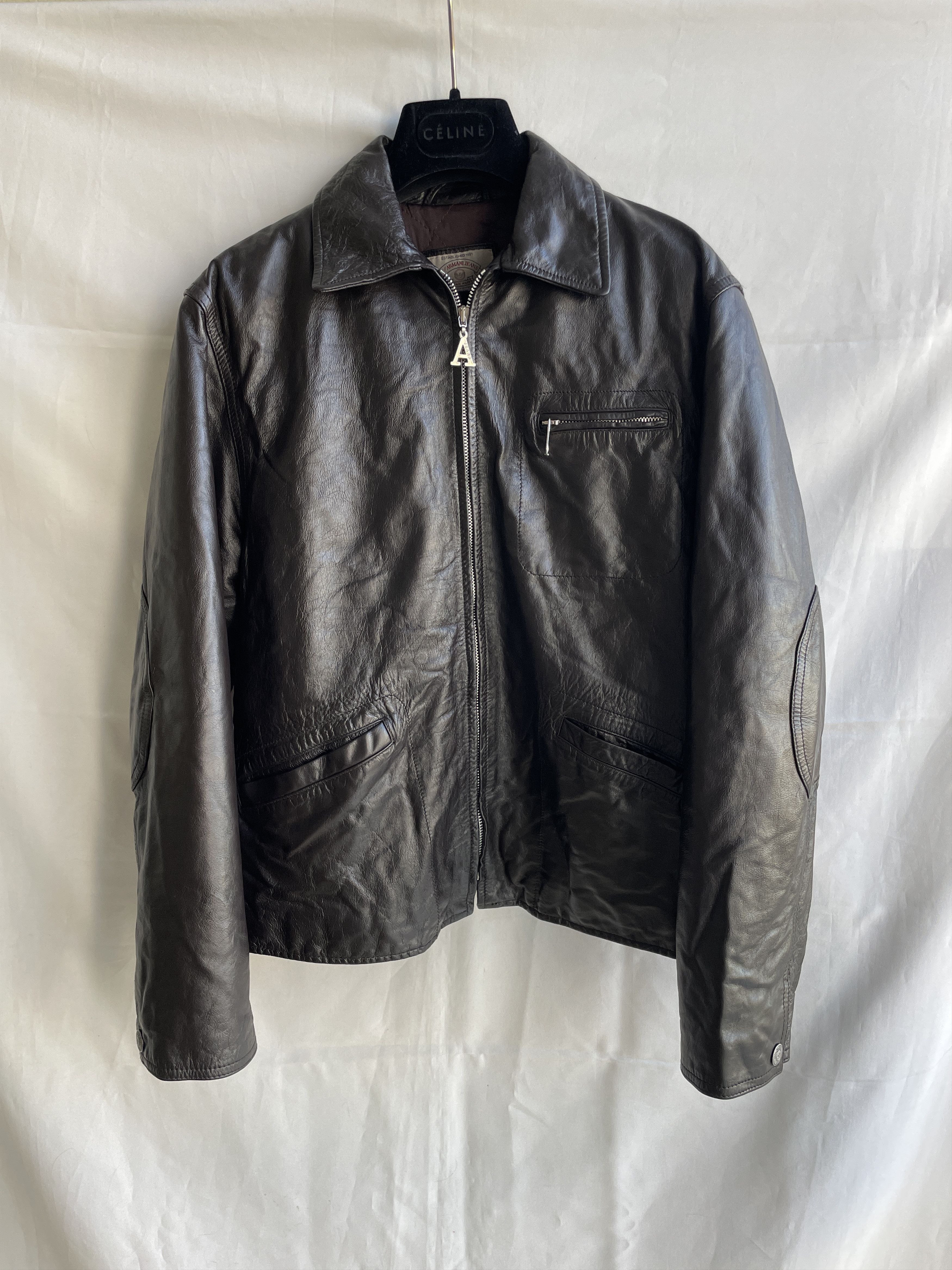 Giorgio Armani Fall 1993 - Giorgio Armani- Archive Leather Jacket