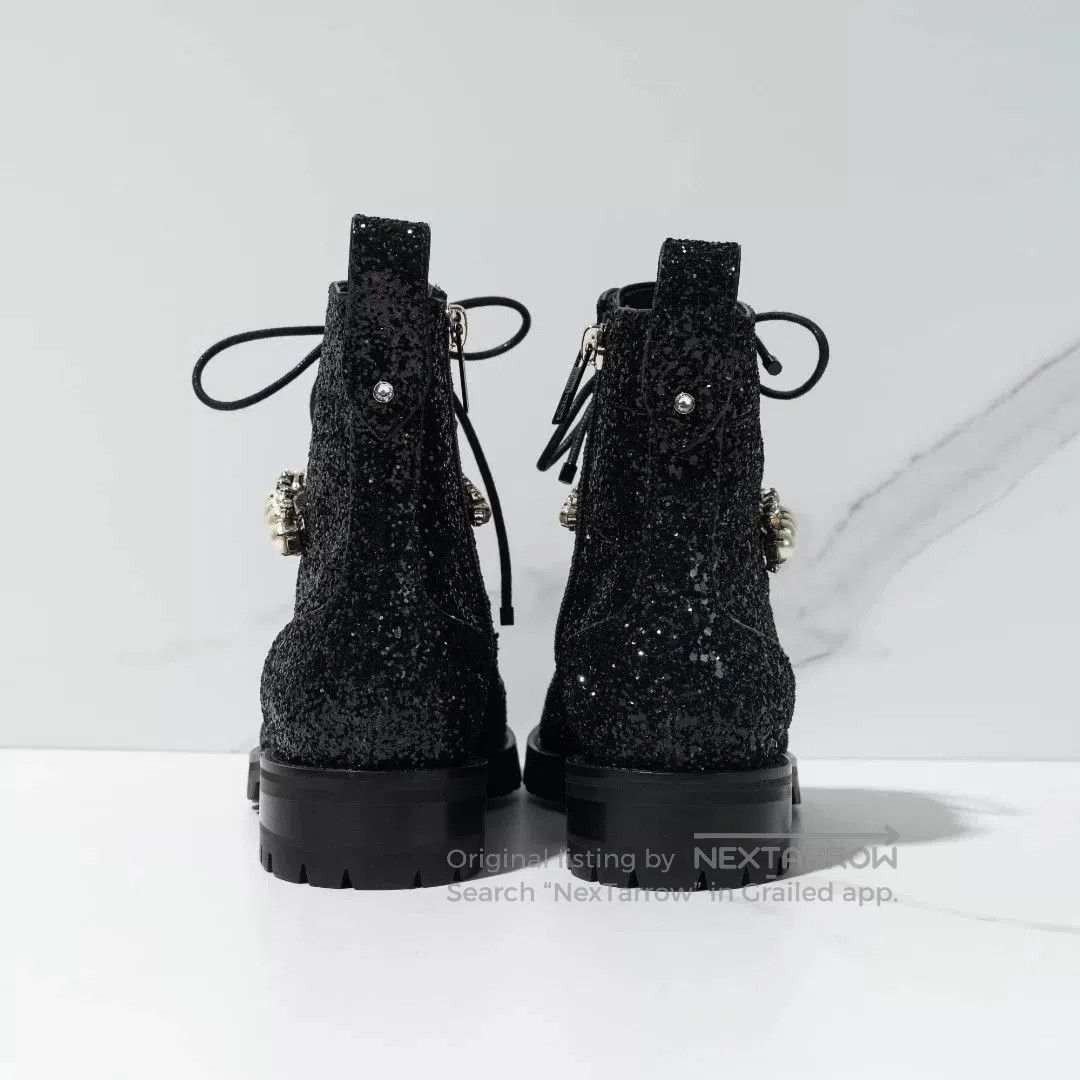 Jimmy Choo Jimmy Choo Women's Sequin Pearl Martin Boots. Size US 6 / IT 36 - 8 Thumbnail