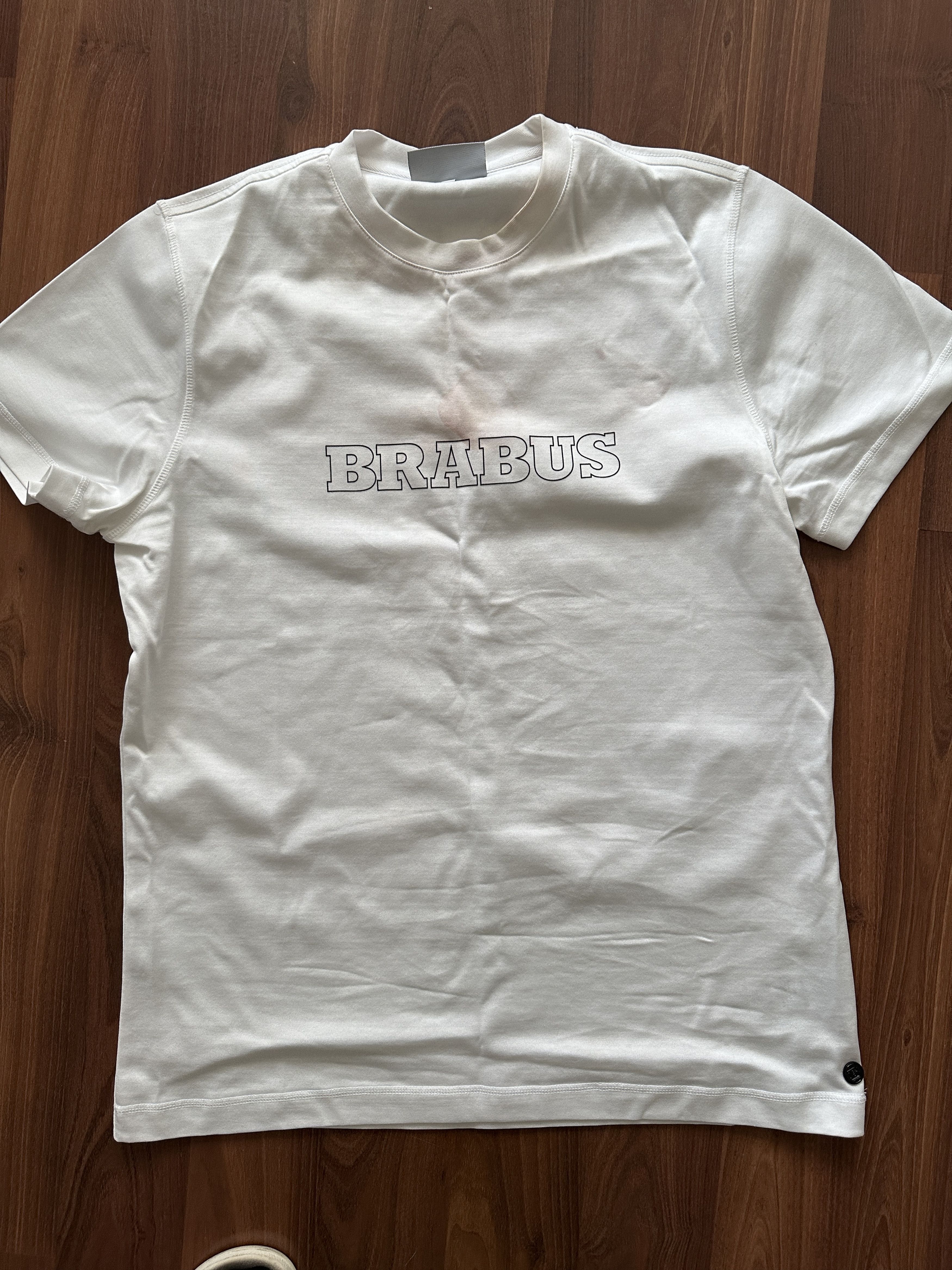 Mercedes-Benz BRABUS White Logo Shirt Size US M / EU 48-50 / 2 - 1 Thumbnail