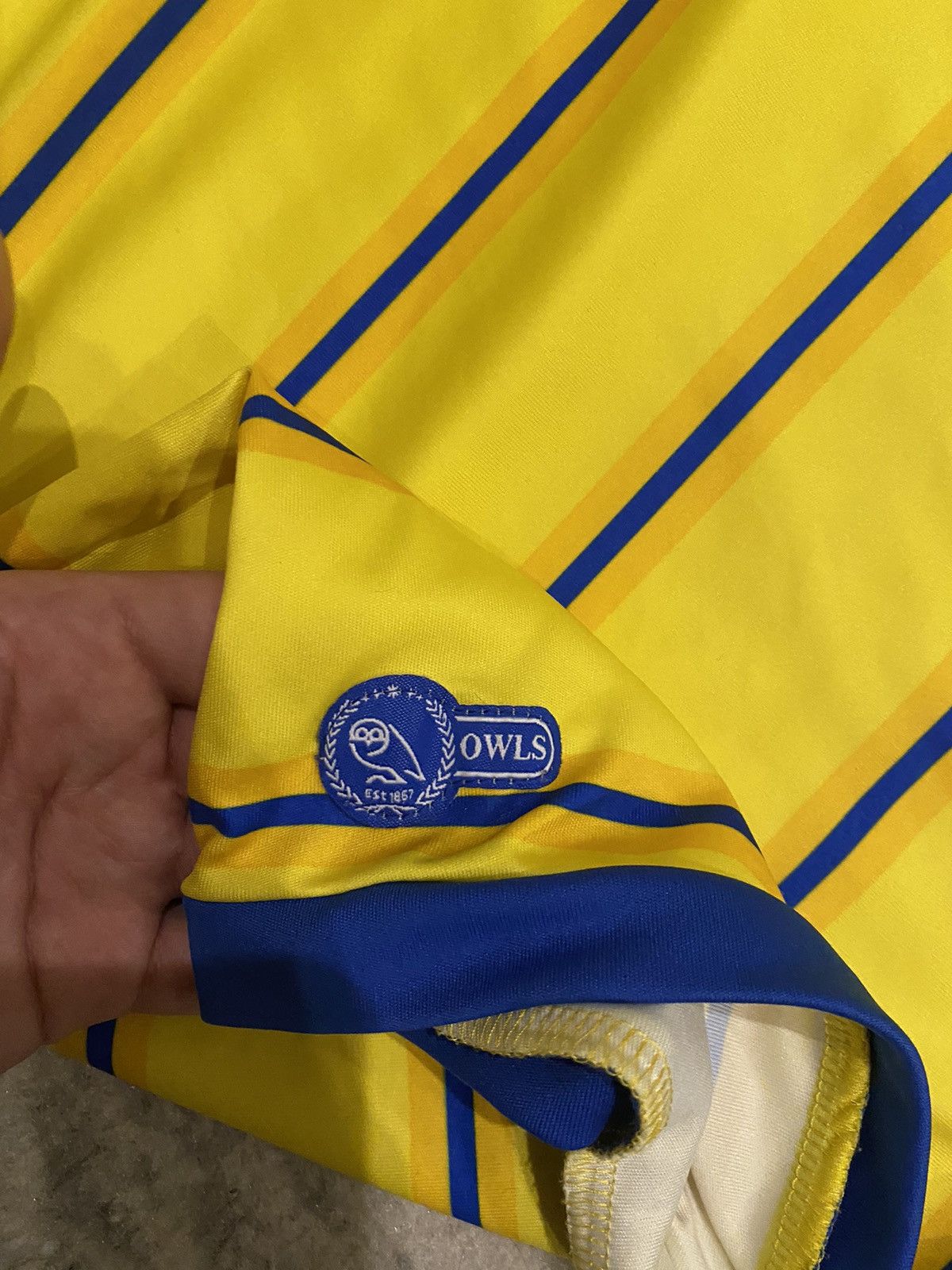 Vintage Sheffield Wednesday 2014-2015 Jersey First Kit Blockcore Size US L / EU 52-54 / 3 - 8 Thumbnail