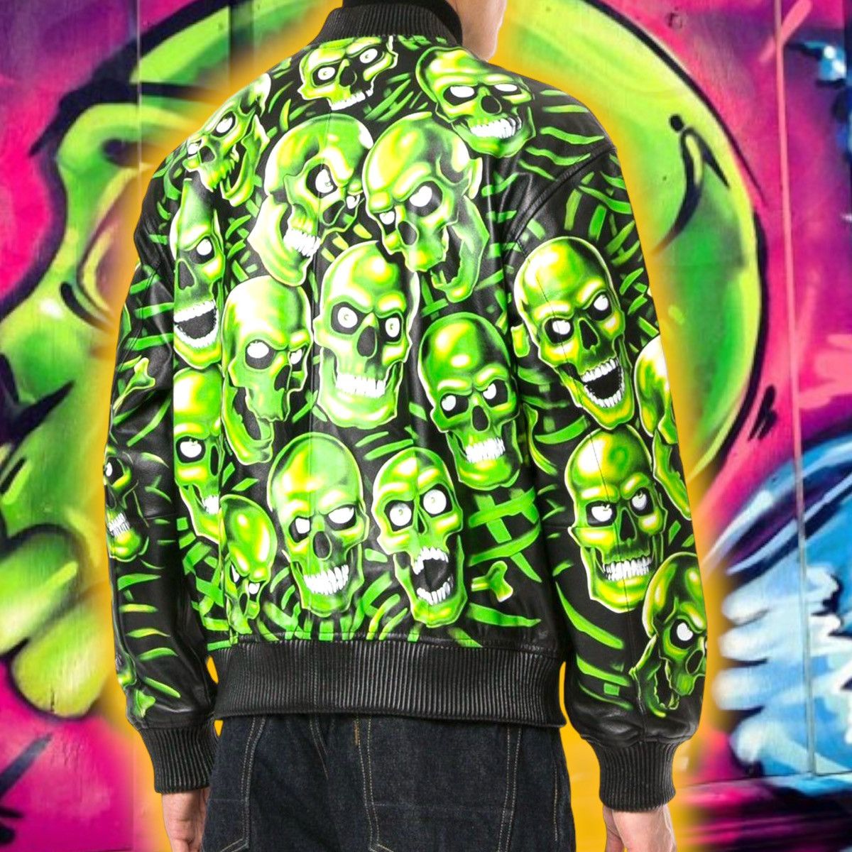 Supreme Skull Pile Leather Bomber Jacket Size US M / EU 48-50 / 2 - 6 Thumbnail