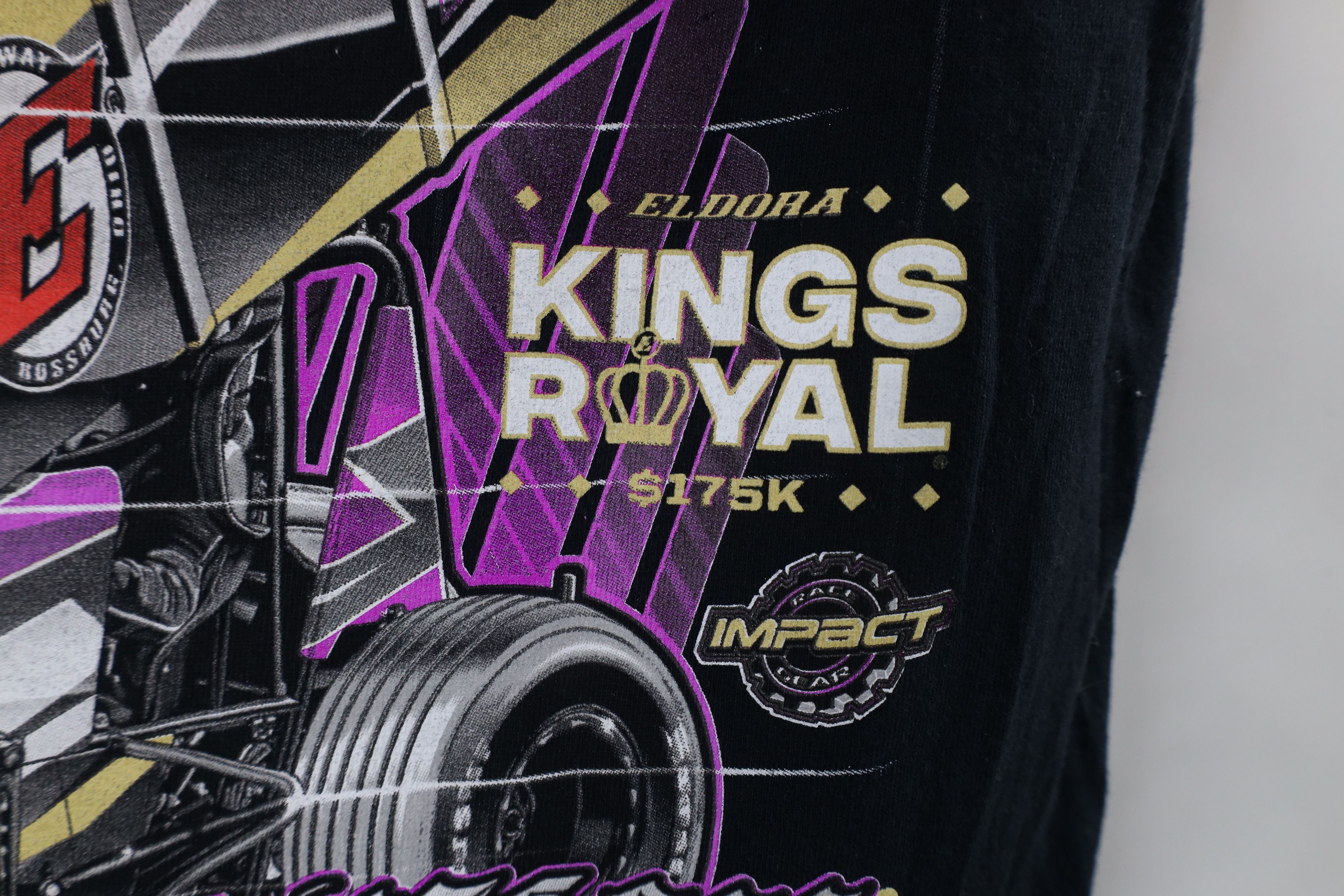 Vintage Streetwear Speedway Car Racing Kings Royal T-Shirt Black Size US M / EU 48-50 / 2 - 6 Thumbnail
