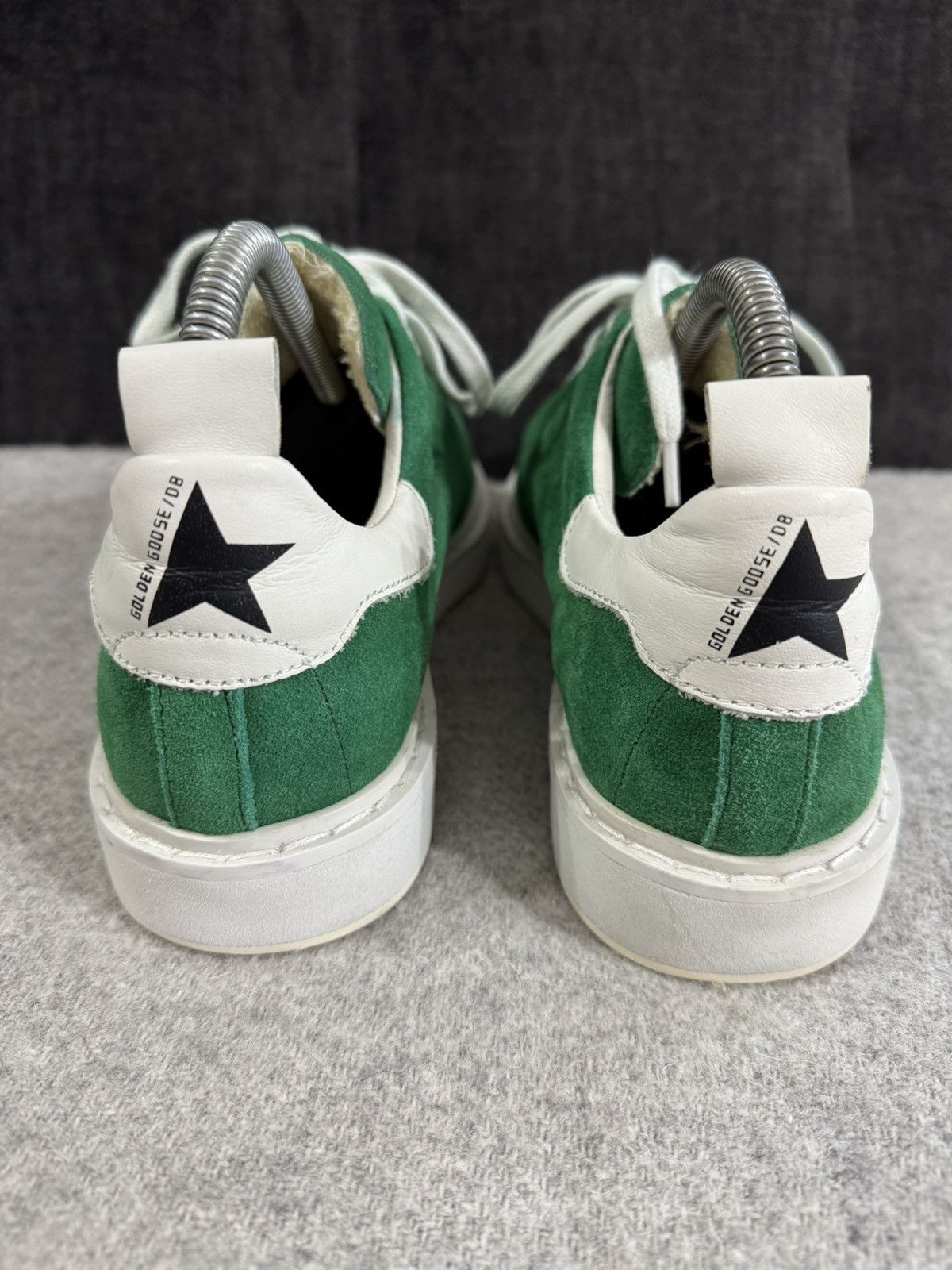 Golden Goose Golden Goose Starter Green Suede Low Top Sneakers size 39 Size US 9 / IT 39 - 8 Thumbnail