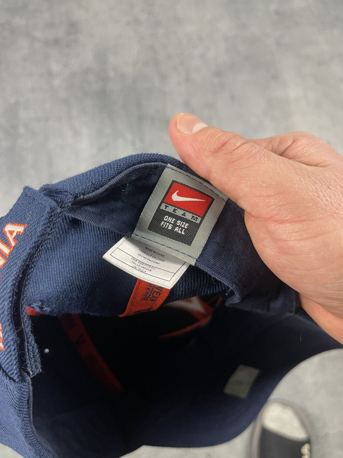 Nike × Vintage Nike vintage virginia cap Size ONE SIZE - 5 Thumbnail