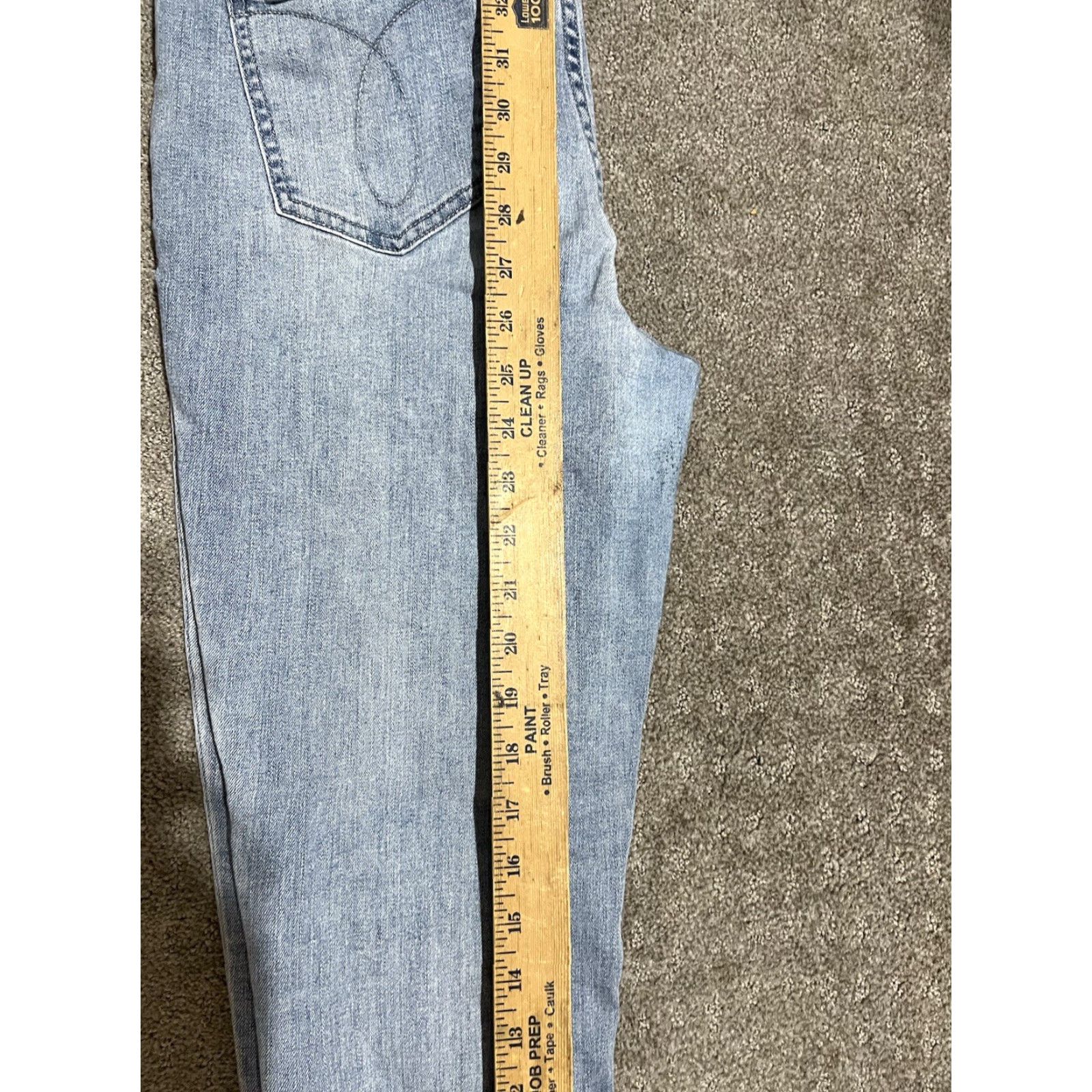 Calvin Klein VINTAGE Calvin Klein Skinny Jeans Women 10 Denim Ankle Casual Preppy Blue 2010s Size 32" / US 10 / IT 46 - 8 Thumbnail