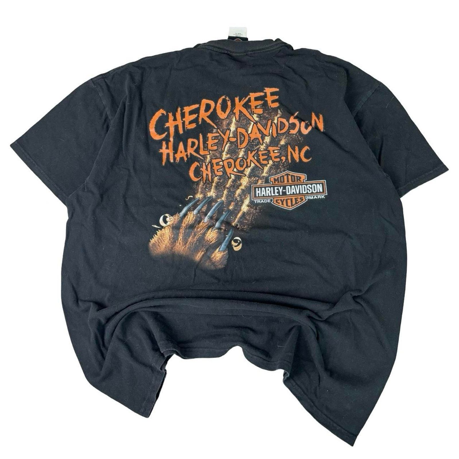 Harley Davidson × Vintage Vintage Harley Davidson T-shirt Size US XL / EU 56 / 4 - 4 Thumbnail