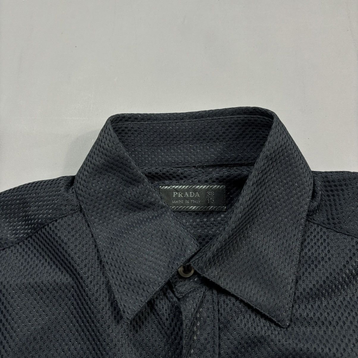 Prada Prada Milano - Fw 2000s See Through - Button Down Shirt Size US L / EU 52-54 / 3 - 3 Thumbnail