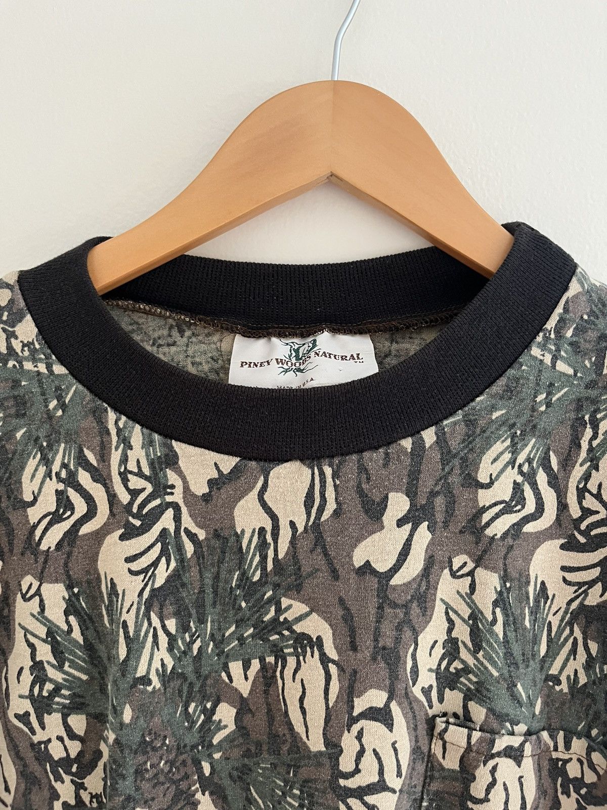 Realtree × Vintage Vintage 90’s Piney Woods Natural Camo Long Sleeve T-Shirt Size US L / EU 52-54 / 3 - 6 Thumbnail