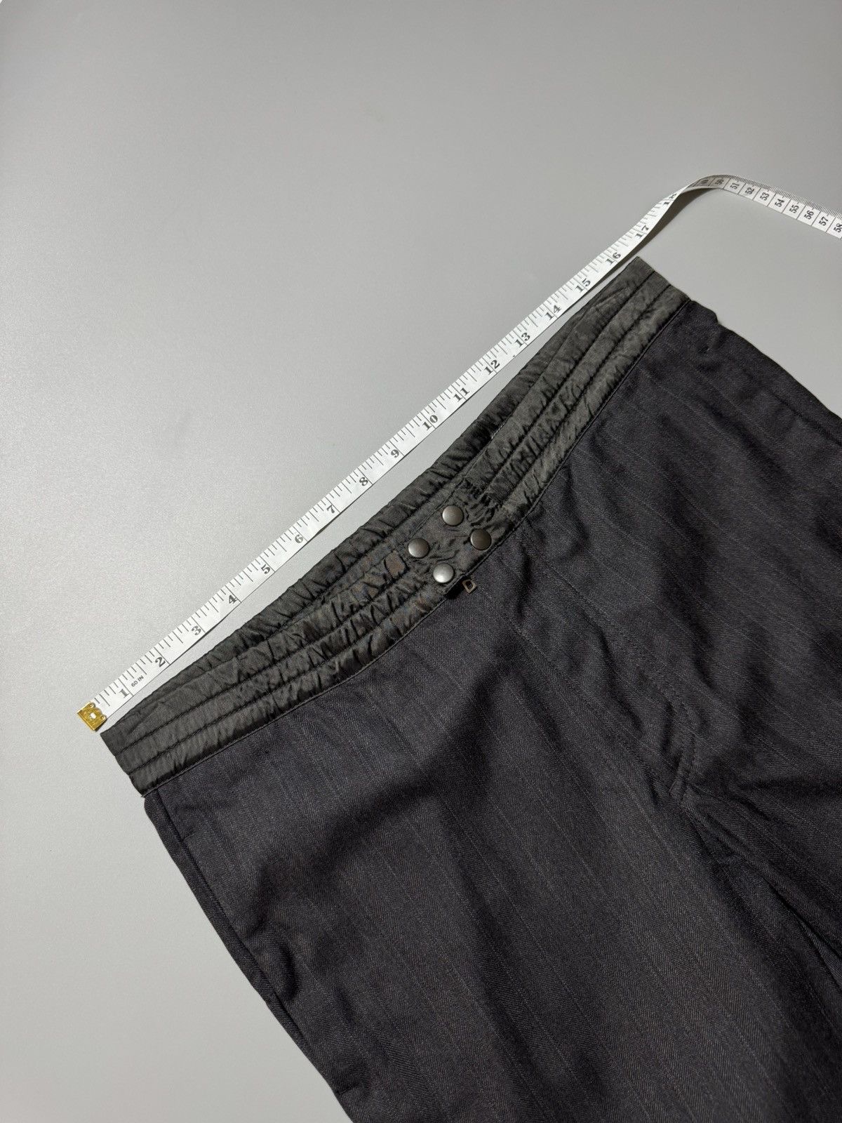 Prada Prada - Vintage 2002 Striped trouser pants Size US 33 - 17 Thumbnail