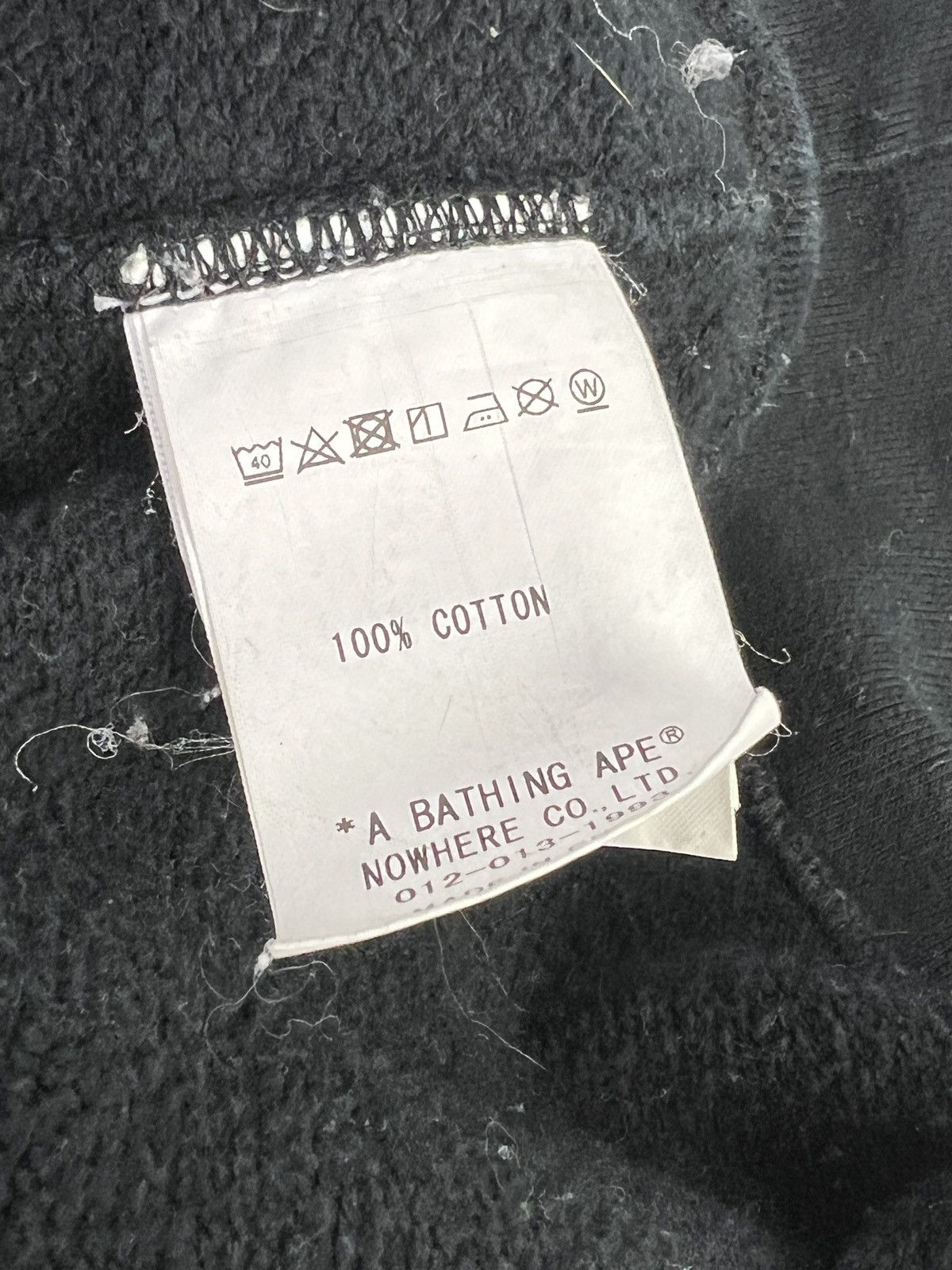 Bape Vintage A Bathing Ape BAPE College Logo Hoodie Black Small Size US S / EU 44-46 / 1 - 8 Thumbnail