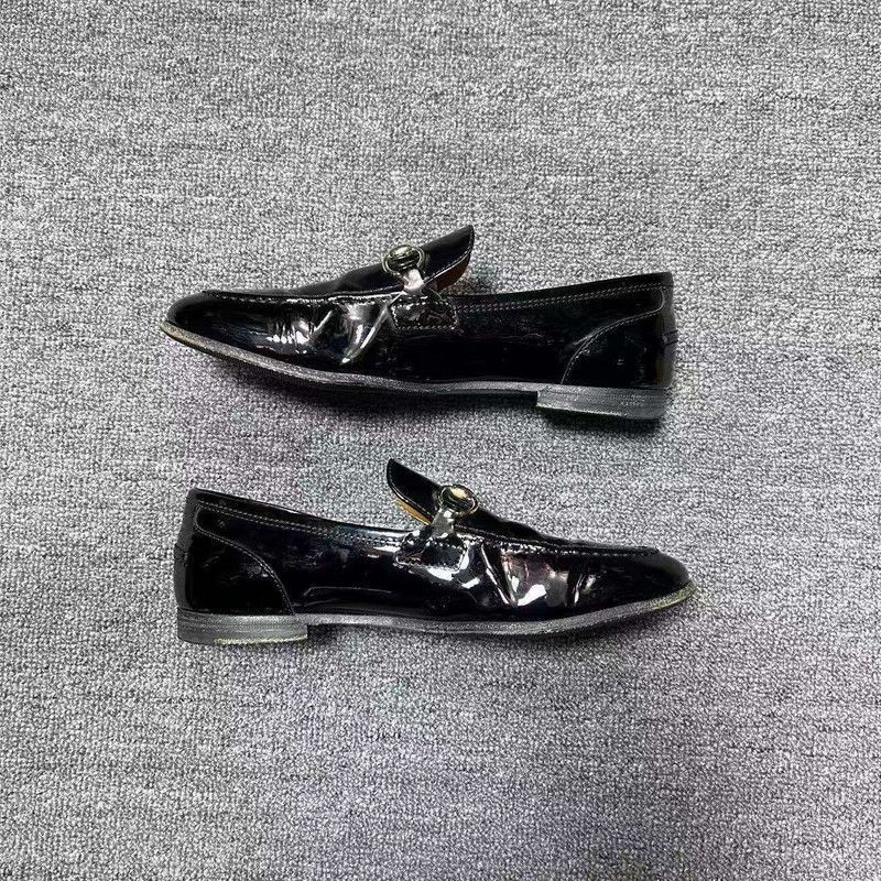 Gucci Gucci Black Patent Leather Loafers for Men and Women Size US 5.5 / EU 38 - 7 Thumbnail