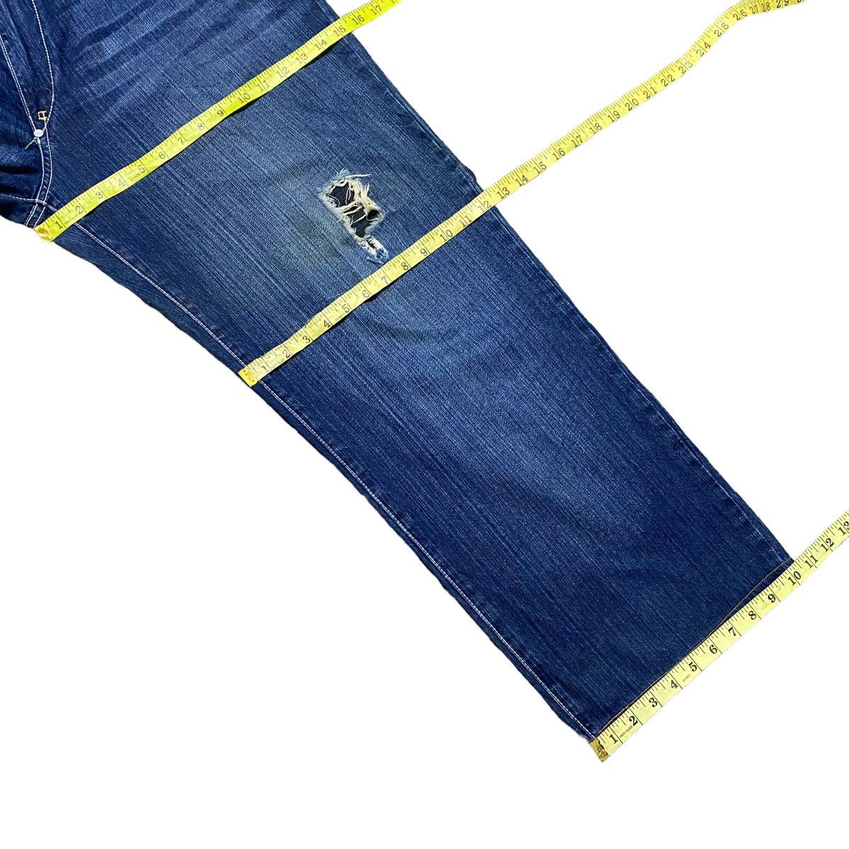 Enyce Vintage Enyce Denim Patchwork Baggy Pants Size US 36 / EU 52 - 20 Thumbnail