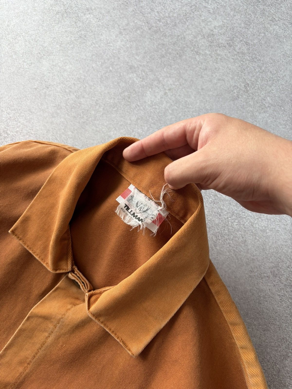 Vintage VTG French Work Sun - faded Distressed Brown Jacket Size XL Size US XL / EU 56 / 4 - 11 Thumbnail